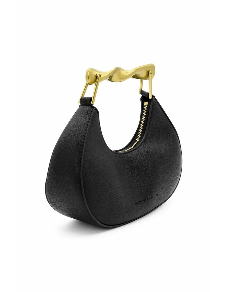 Myla Handbag in Black image 3