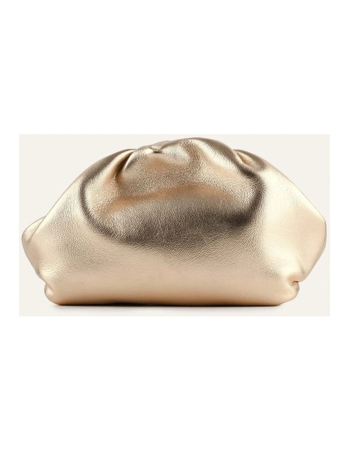 BAMBINI CLUTCH BAG GOLD LEATHER image 3