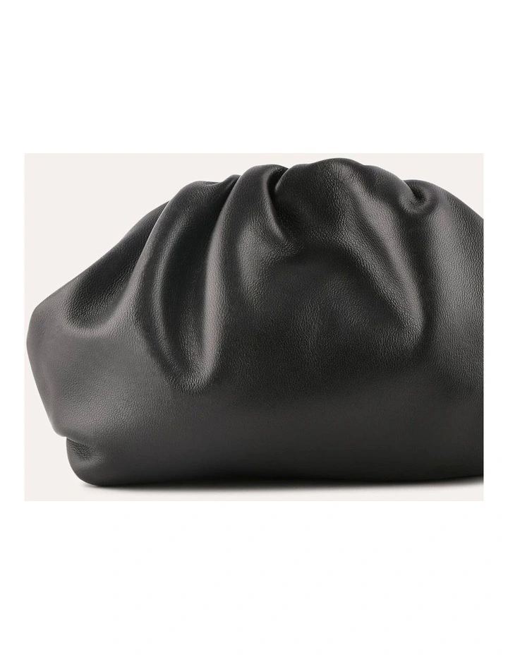 BAMBINI CLUTCH BAG BLACK LEATHER image 2