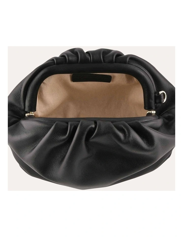 BAMBINI CLUTCH BAG BLACK LEATHER image 4