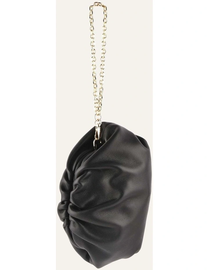 BAMBINI CLUTCH BAG BLACK LEATHER image 5