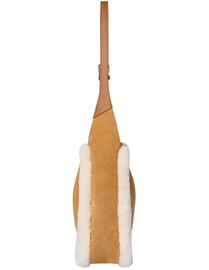 Australian Shepherd UGG Women Dona Fluffy Wool Over Shoulder Bag image 2