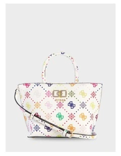 Emelie Mini Tote Bag in Multi Logo