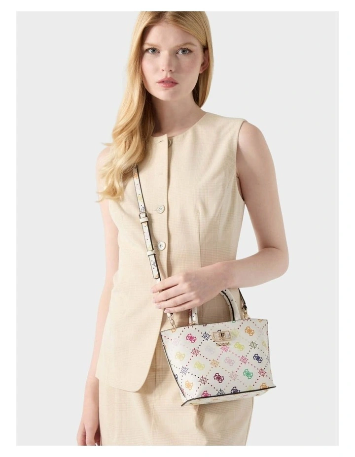 Emelie Mini Tote Bag in Multi Logo image 2