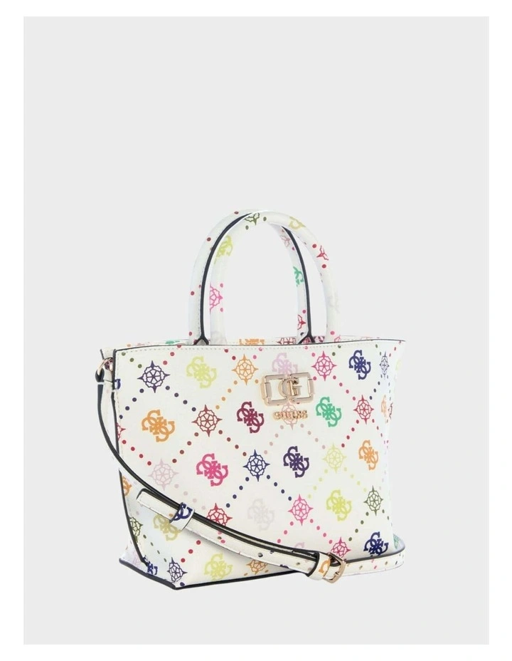 Emelie Mini Tote Bag in Multi Logo image 3