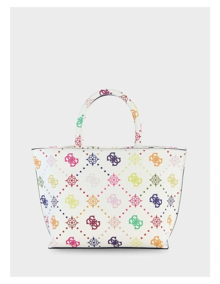 Emelie Mini Tote Bag in Multi Logo image 5