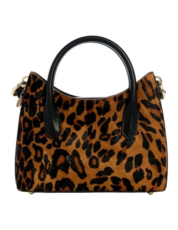 Domitilla Mini Satchel Bag in Two Tone image 4