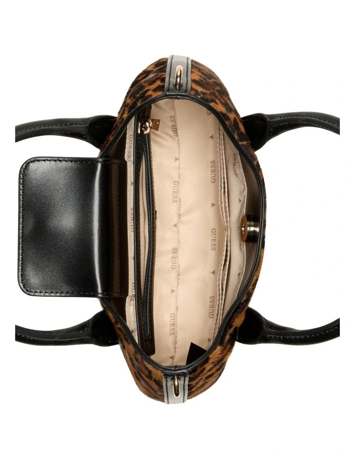Domitilla Mini Satchel Bag in Two Tone image 5