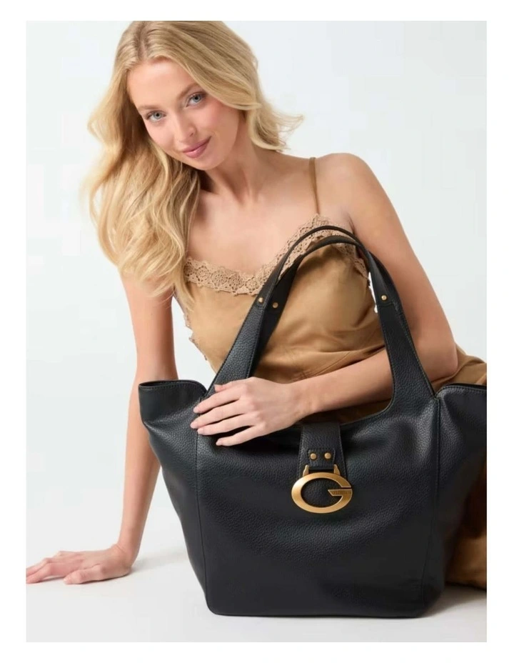 Camden Large Tote Bag in Black image 2
