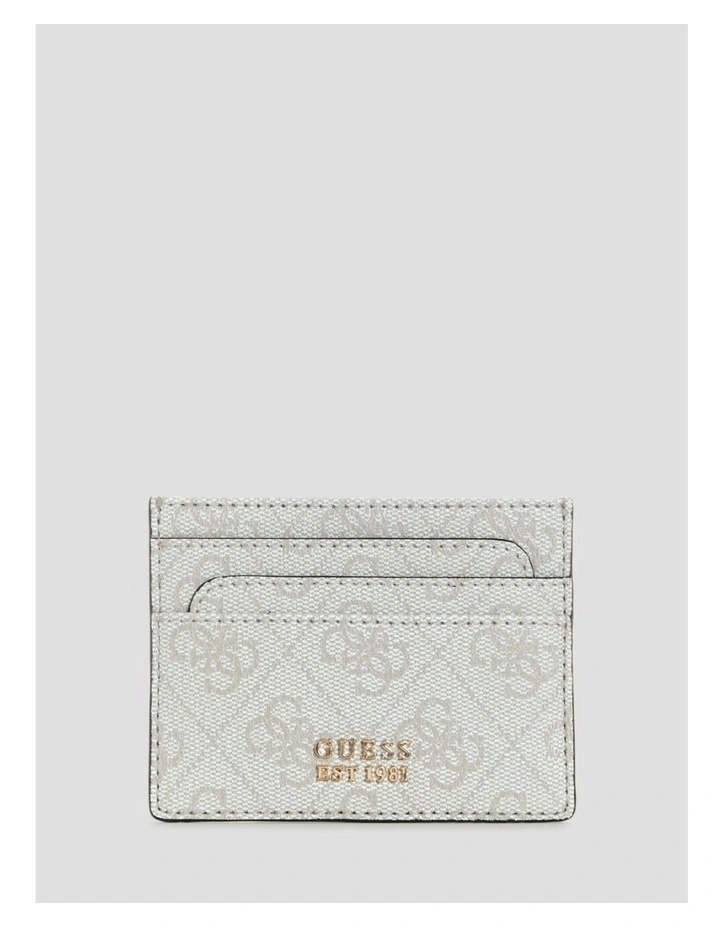 Laurel II Card Holder in Bone Logo image 1