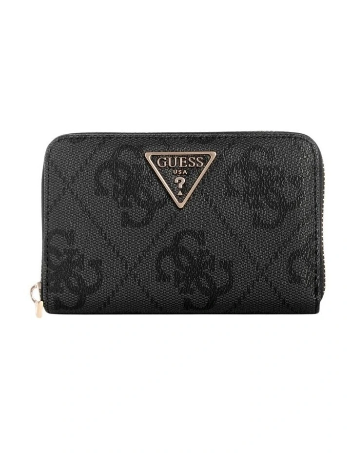 Laurel Medium Zip Around Wallet in Black image 1