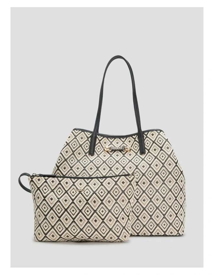 Sophia Large 2 In 1 Tote Bag in Black image 3