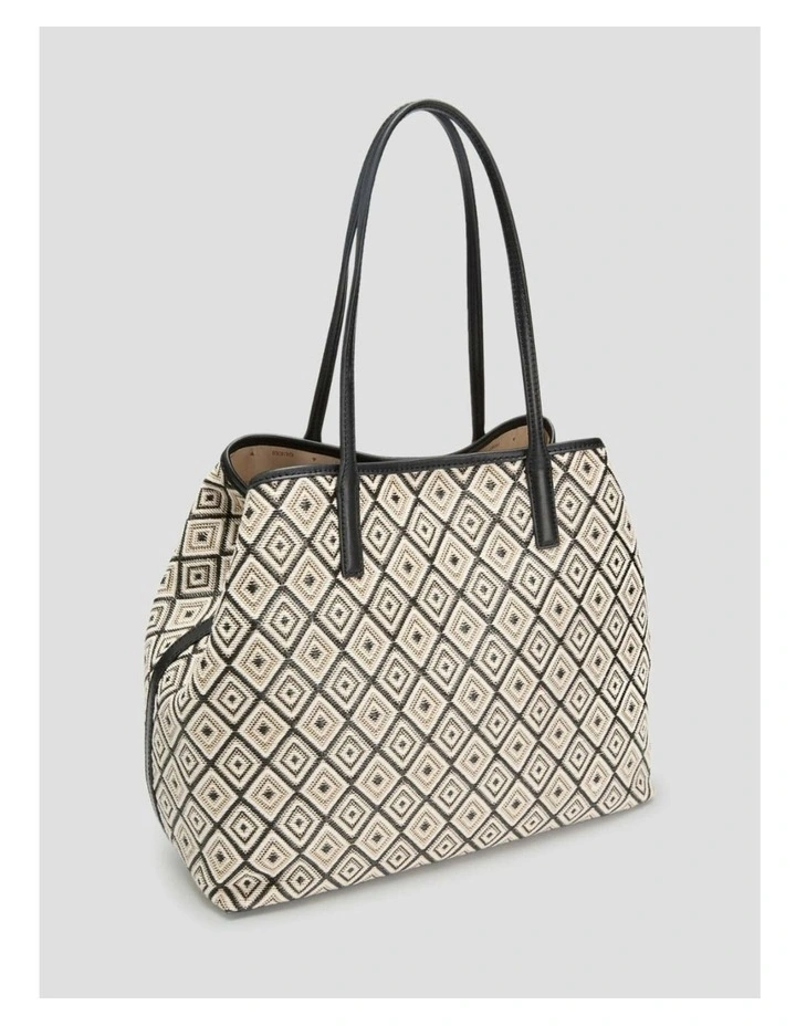Sophia Large 2 In 1 Tote Bag in Black image 6