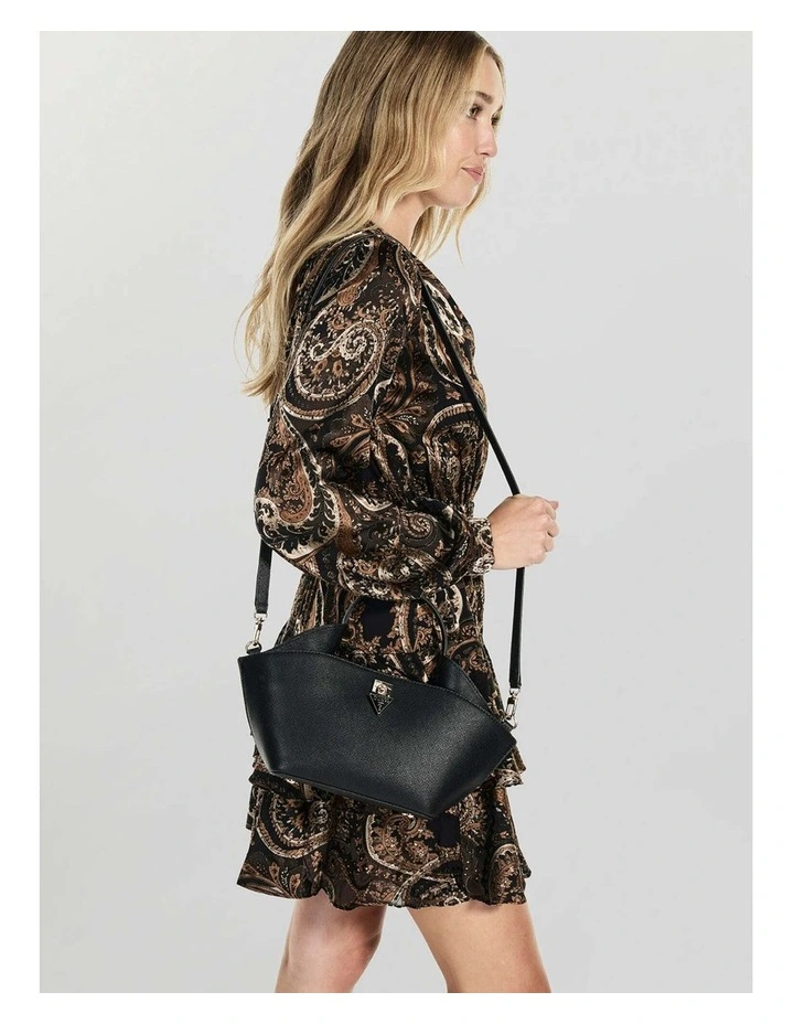 Patsie Mini Tote Bag in Black image 2