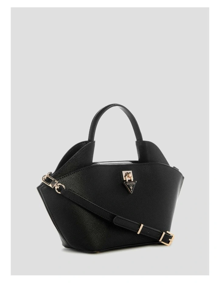 Patsie Mini Tote Bag in Black image 3