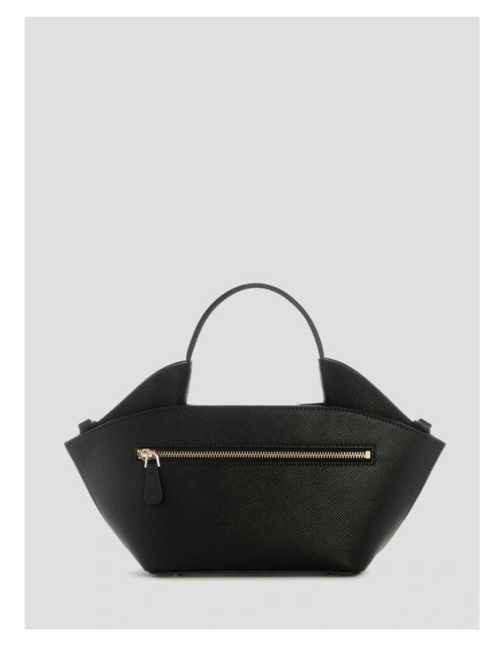 Patsie Mini Tote Bag in Black image 5