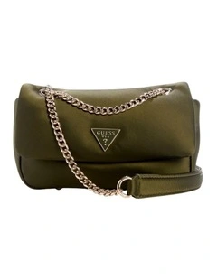 Sunetra Mini Convertible Crossbody Flap Bag in Green