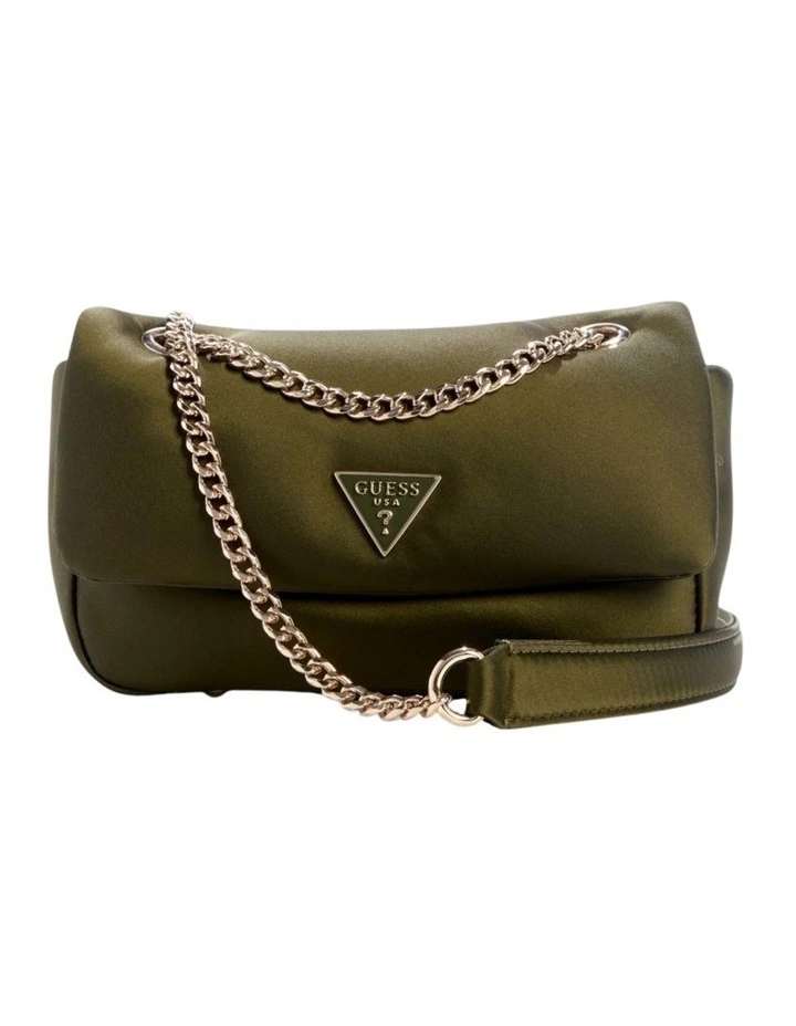 Sunetra Mini Convertible Crossbody Flap Bag in Green image 1