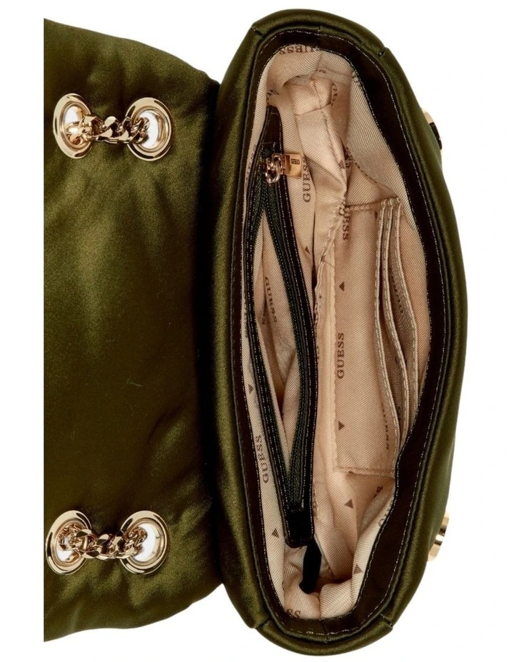 Sunetra Mini Convertible Crossbody Flap Bag in Green image 4