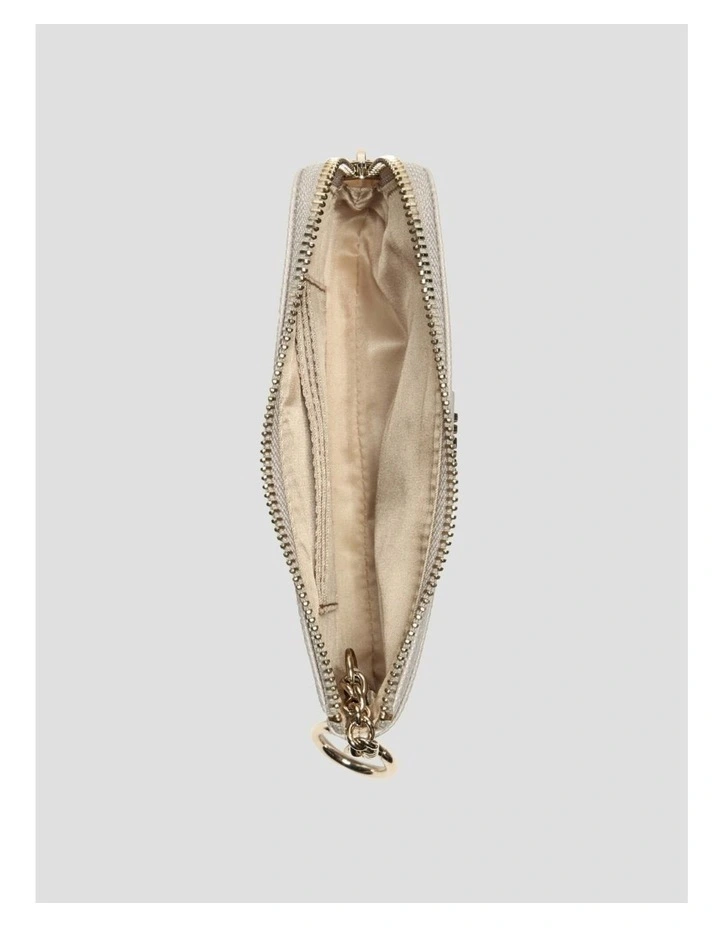 Laurel II Key Ring Pouch in Brown Logo image 3