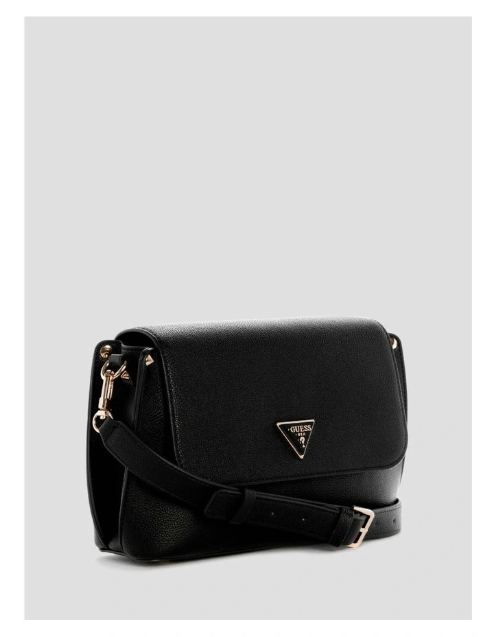 Meridian II Flap Crossbody Bag in Black image 2