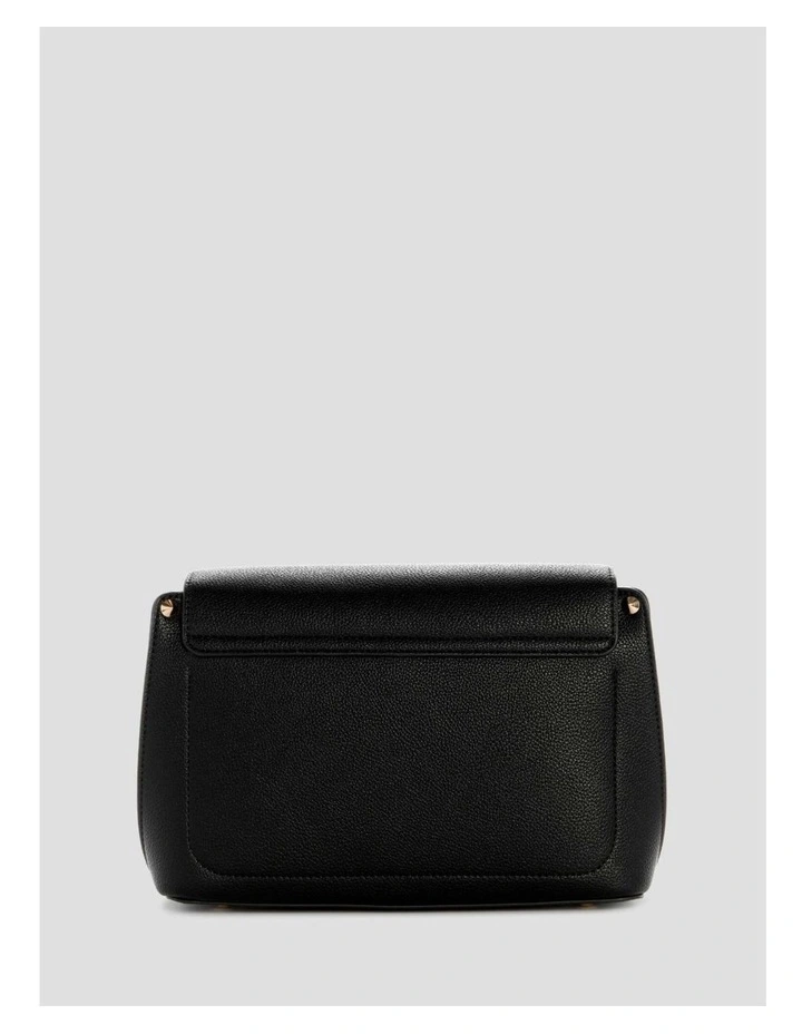 Meridian II Flap Crossbody Bag in Black image 4