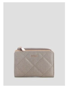 Libby Zip Around Card Case in Grey