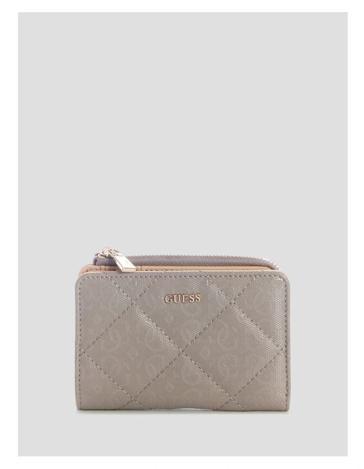 Libby Zip Around Card Case in Grey image 1