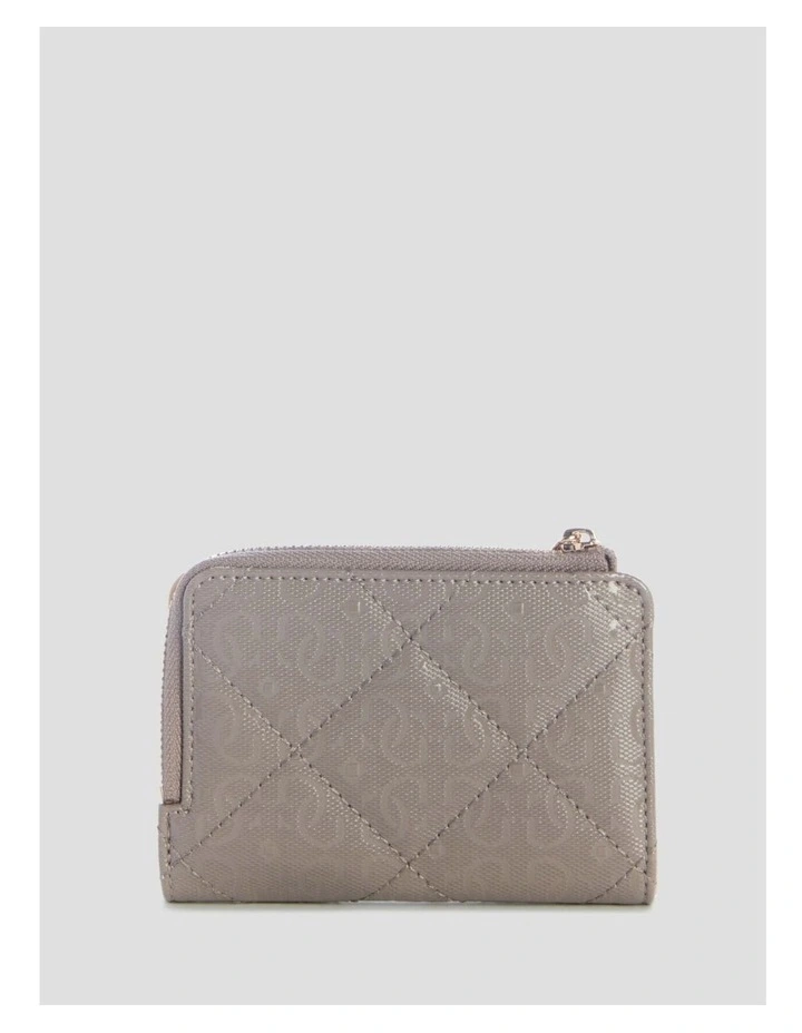 Libby Zip Around Card Case in Grey image 2