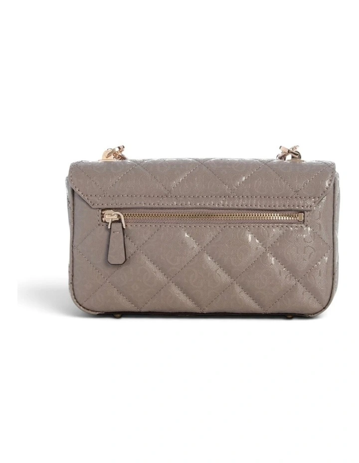 Libby Flap Crossbody Bag in Dark Taupe image 5