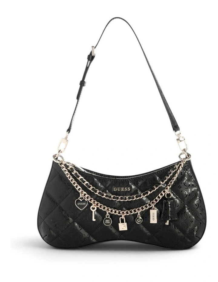 Libby Shoulder Bag in Black image 2