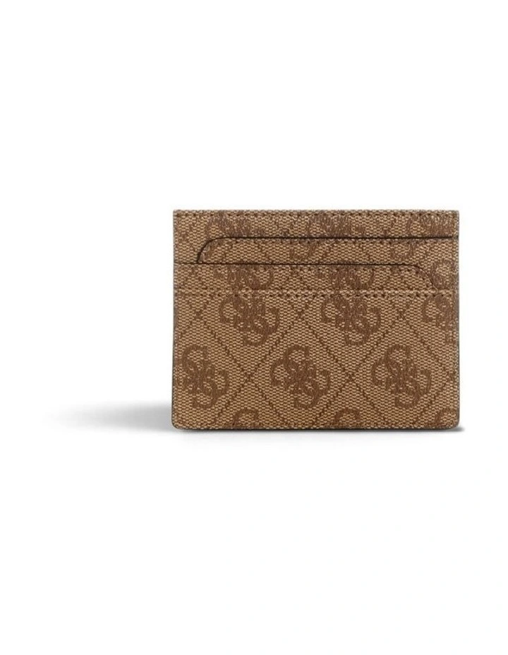 Laurel II Card Holder in Brown Logo image 3