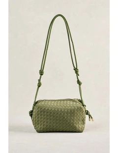 Soft Woven Crossbody - Khaki