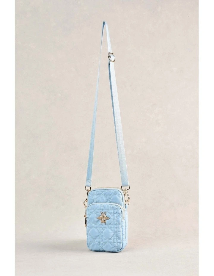Quilted Phone Bag - Sky Blue image 2