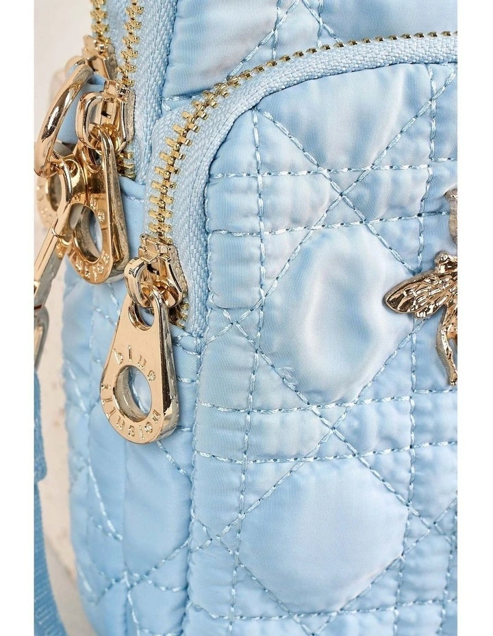 Quilted Phone Bag - Sky Blue image 6