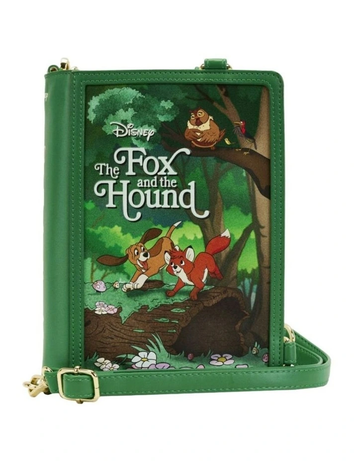 The Fox & the Hound Classic Book Convertible Crossbody Bag 9x6in image 1