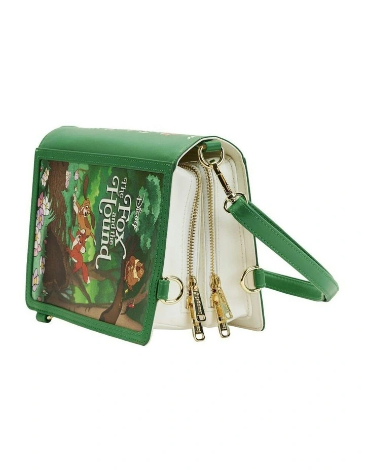 The Fox & the Hound Classic Book Convertible Crossbody Bag 9x6in image 2