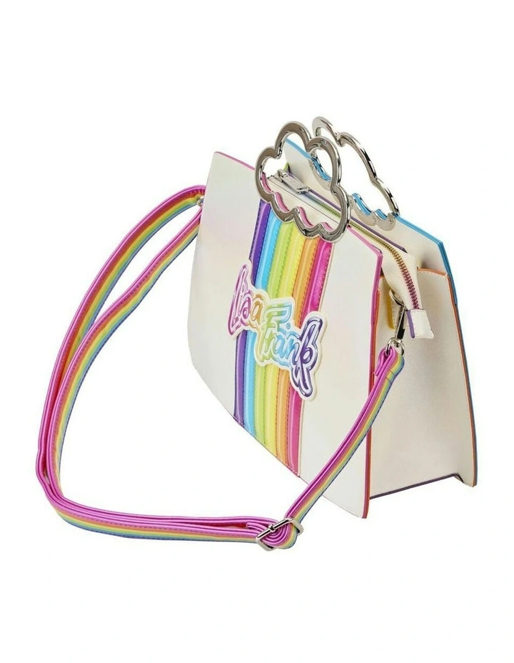 Lisa Frank Rainbow Cloud Handle Womens Sling/Crossbody Bag 8.5x12in image 3