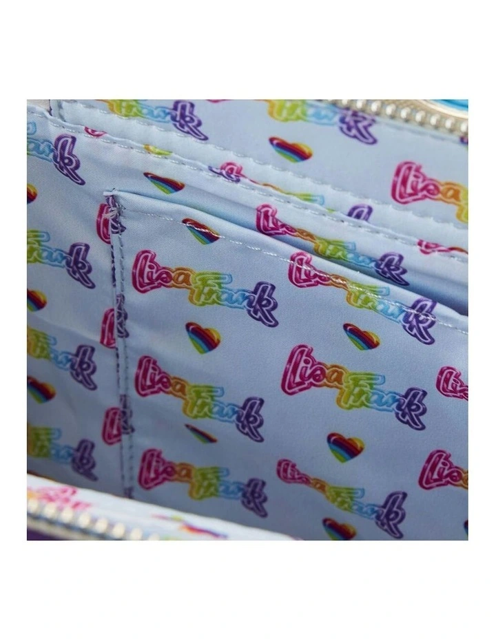 Lisa Frank Rainbow Cloud Handle Womens Sling/Crossbody Bag 8.5x12in image 5
