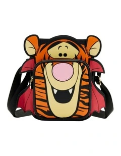 Winnie the Pooh Tigger Halloween Passport Sling Bag 6.25x8.25in