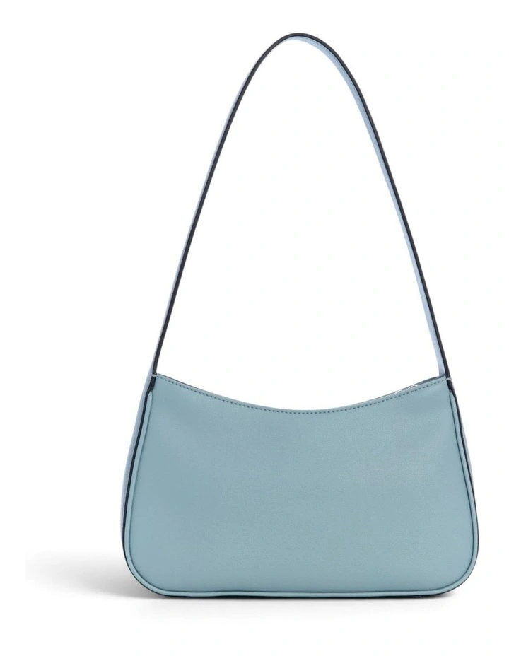 Cerelia Top Zip Shoulder Bag in Blue image 4