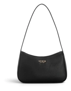 Cerelia Top Zip Shoulder Bag in Black