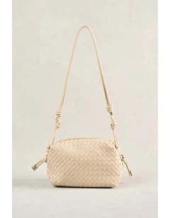 Soft Woven Crossbody - Stone