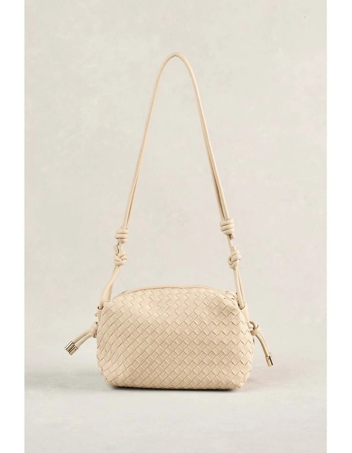 Soft Woven Crossbody - Stone image 1