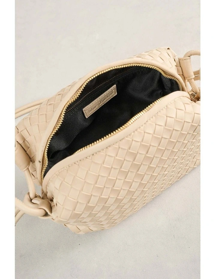Soft Woven Crossbody - Stone image 4