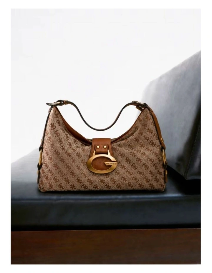 Camden Shoulder Bag in Brown Logo image 2