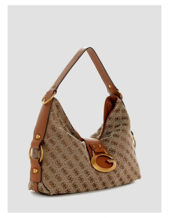 Camden Shoulder Bag in Brown Logo image 3