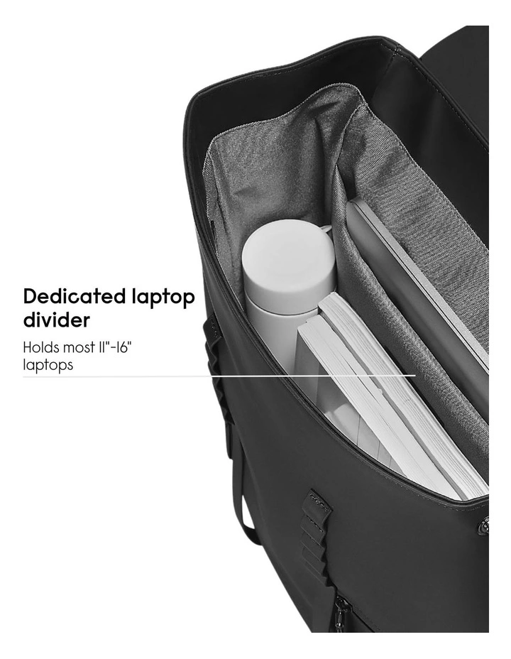 Gaston Luga Splash 2.0 (20L) Waterproof 16 Laptop Backpack - Black image 4