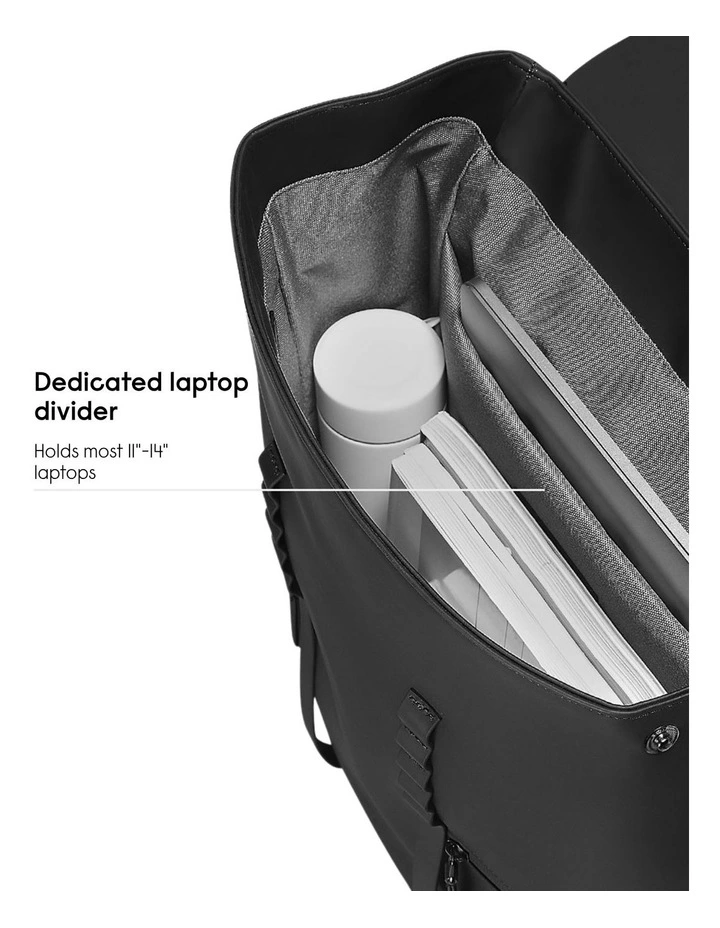 Gaston Luga Splash 2.0 (14L) Waterproof 14 Laptop Backpack - Black image 4