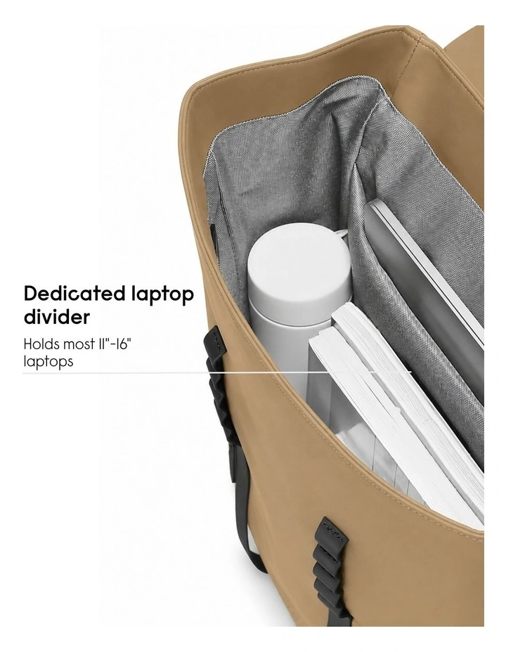 Gaston Luga Splash 2.0 (20L) Waterproof 16 Laptop Backpack - Latte image 4